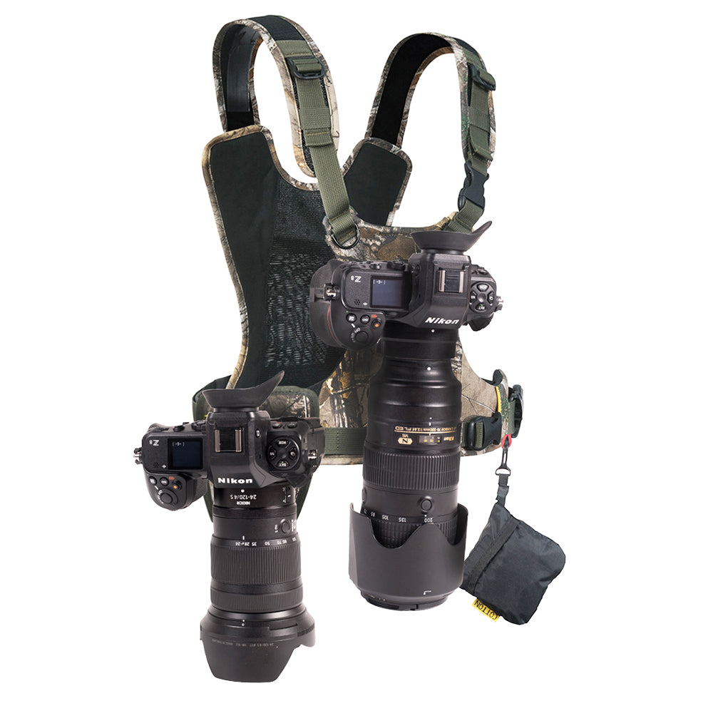 CCS G3 Camo Harness For 2 Cameras