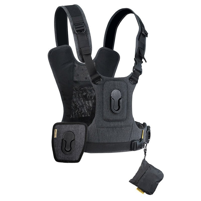 CCS G3 Grey Harness For 2 Cameras - Cotton Camera Carrying Systems