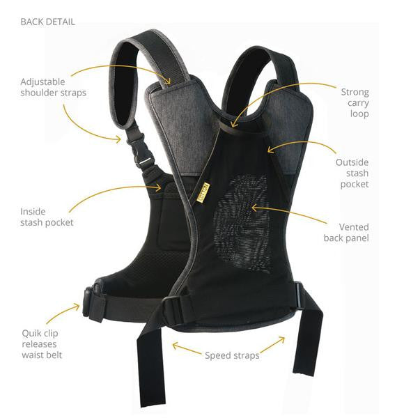 Cotton Carrier Charcoal Grey Camera & Binocular Camera Harness