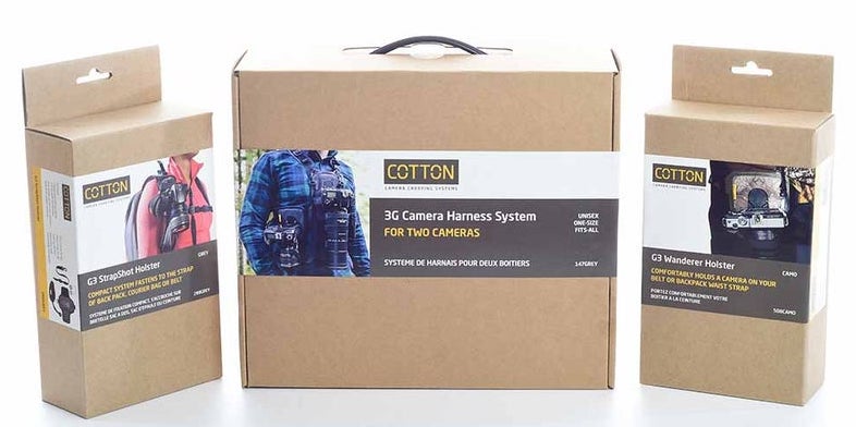 Packaging for Cotton Camera Carrying Systems products